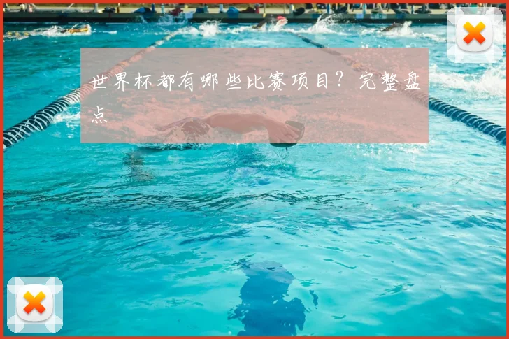 世界杯都有哪些比赛项目?完整盘点